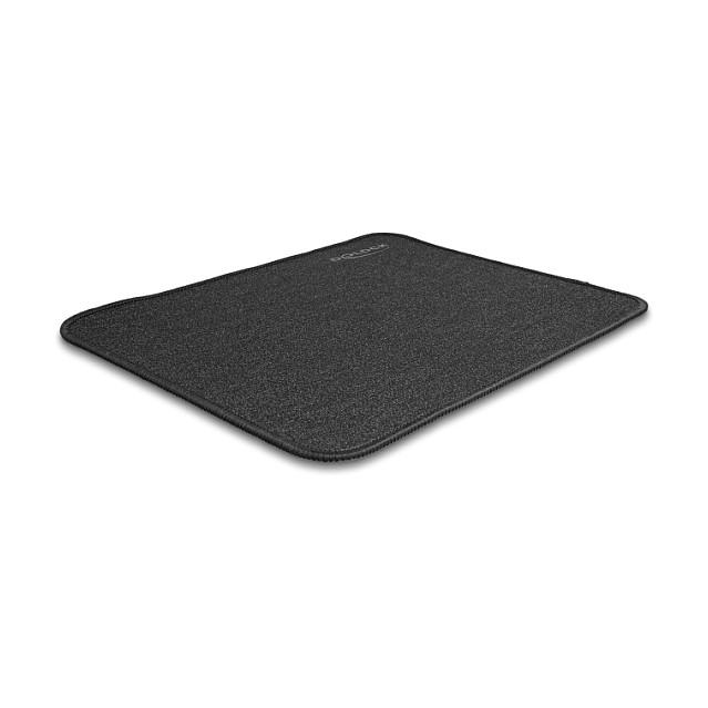 Mauspad DeLOCK 12112 / 300 x 245 x 3mm / Anti-rrëshqitës - e Zezë