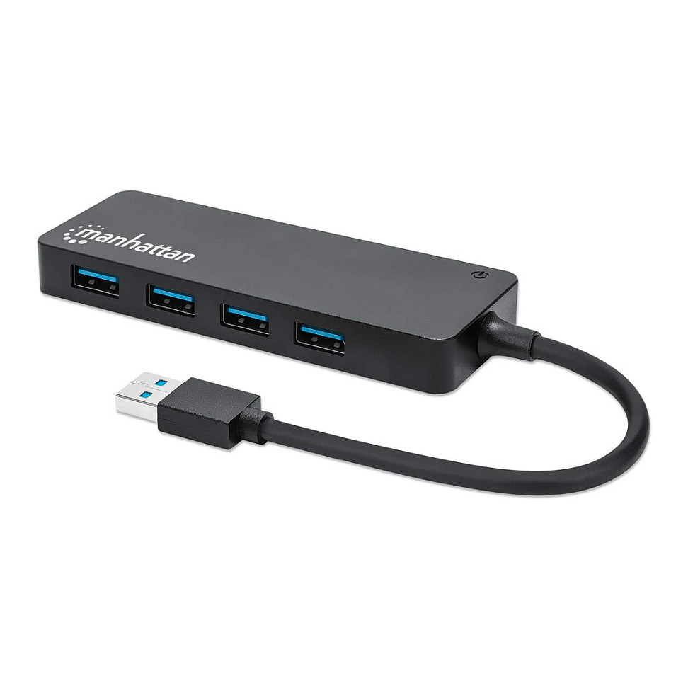 HUB Manhattan / 4‑Port / USB 3.2 Gen1 / USB‑A Male → 4x USB‑A Female - 1