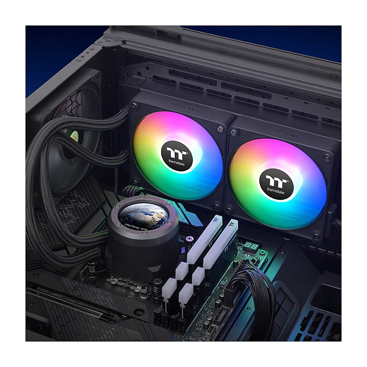 Ftohës për Procesor Thermaltake TH240 V2 Ultra EX ARGB - Zezë - 6