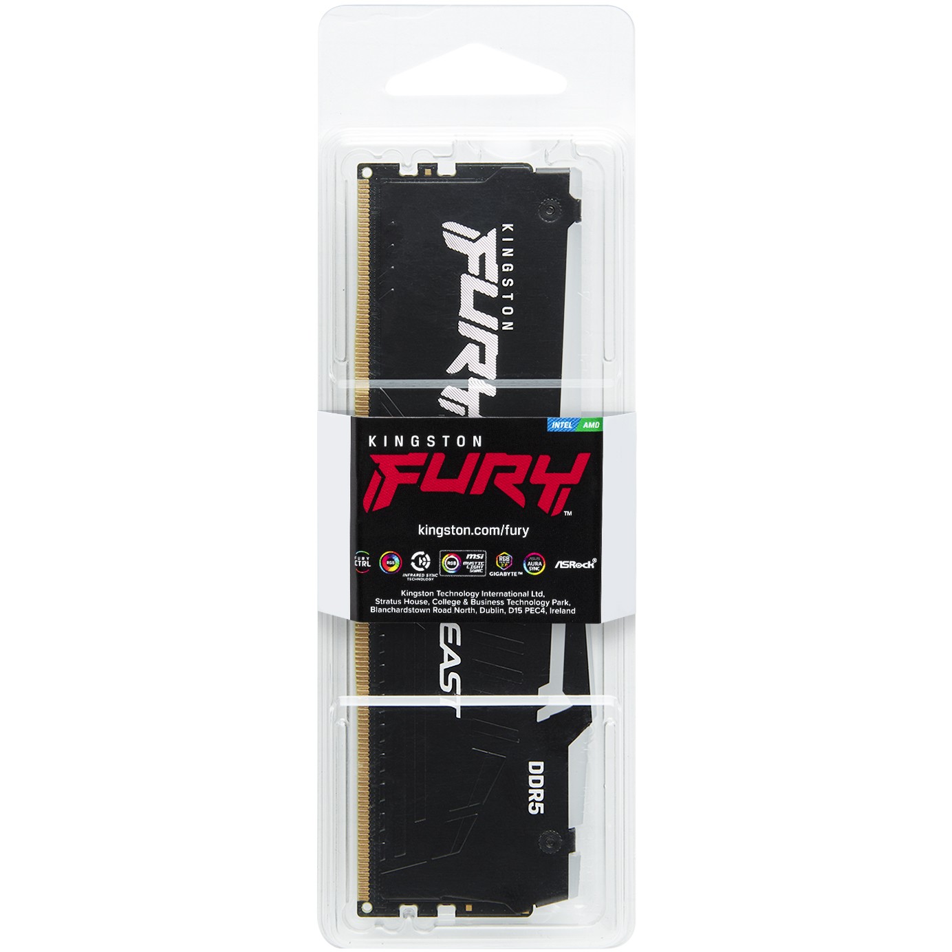 RAM Memorie DDR5 Kingston FURY Beast RGB / 32GB / DIMM / 6000MHz / CL36 / 288-pin - Zezë - 5