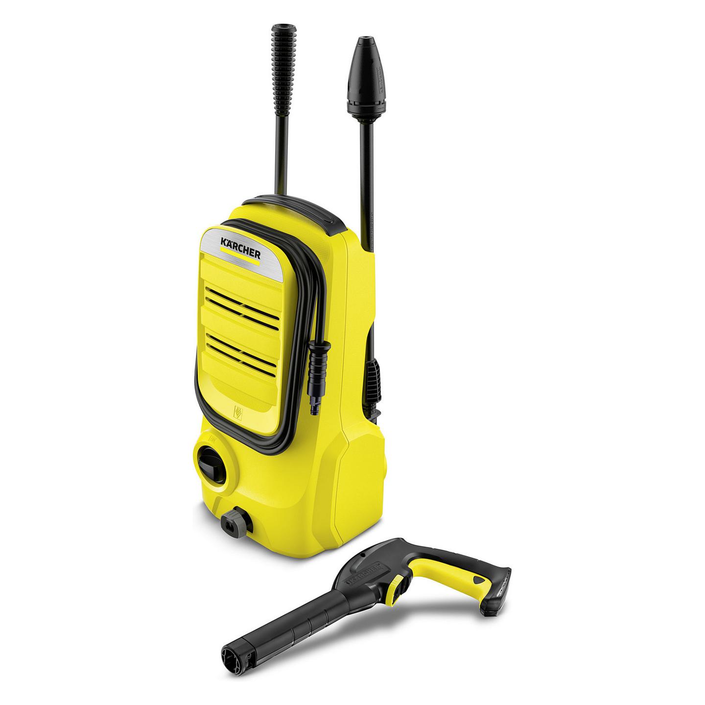 Pastrues me presion Kärcher K 2 Compact / 1400W / 110 Bar / 360L/h - Verdhë/Zezë