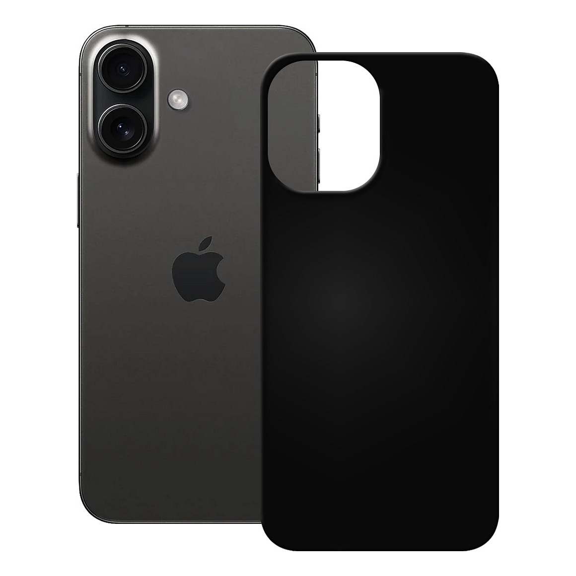 Aksesorë për telefon PEDEA Soft TPU Case / Case / Apple iPhone 16 / TPU - Zezë - 1