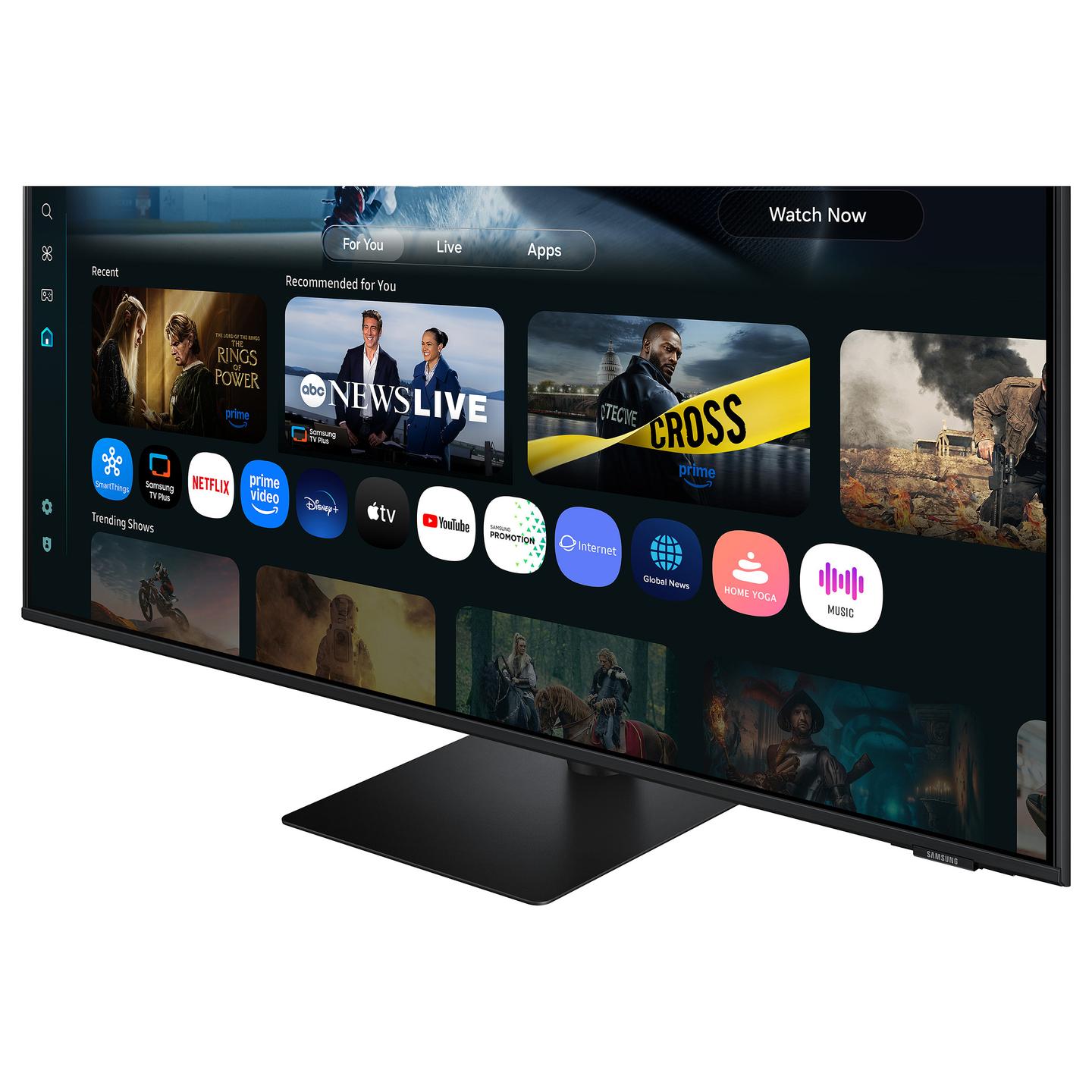 Monitor Samsung M7 M70F, 43", 4K UHD VA, 60Hz, 4ms GTG, 2× HDMI+USB-C+2× USB-A - Zezë - 5