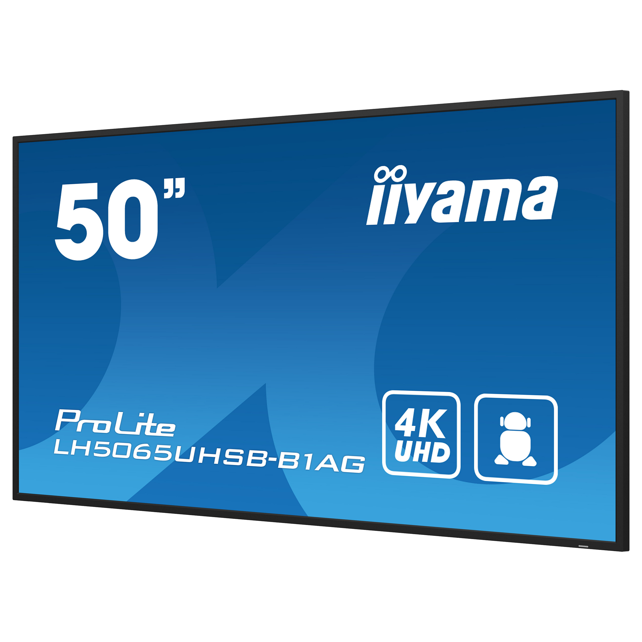 Ekran prezantues iiyama ProLite LH5065UHSB-B1AG / 50" / 4K UHD VA LCD / 60 Hz / 9.5 ms / HDMI + DP + LAN + WIFI + Speaker - Zezë - 4