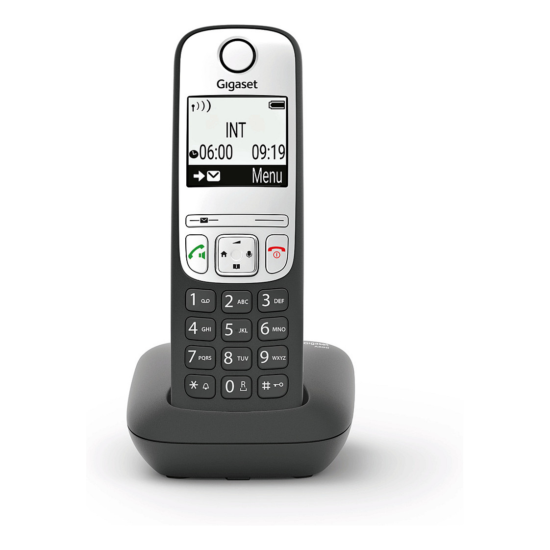 Telefoni thjeshtë analog A690 DECT - Zezë / Argjend - 2