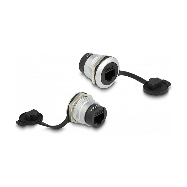 Adapter DeLOCK 86968 / RJ45 - RJ45 / Cat.6A / 28.3 x 23.5 mm - Zezë