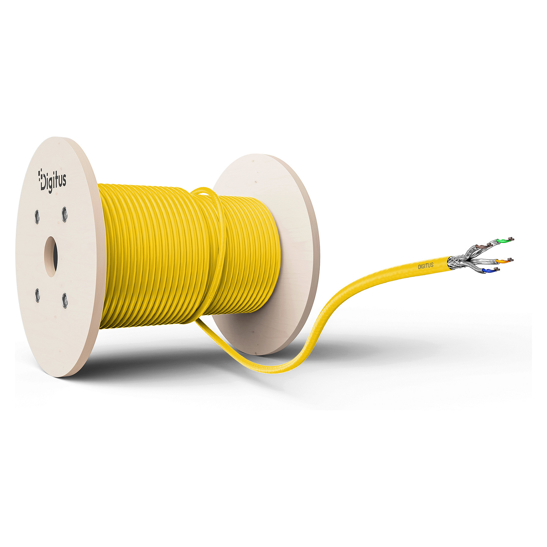 Kabllo për Rrjet DIGITUS DK-1743-A-VH-5 / Cat 7A / S/FTP / 1500 MHz / 500m - Verdhë - 5