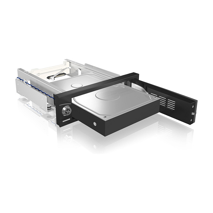 Aksesor për Disqe ICY BOX IB-168SK-B / 5.25" / Carrier Panel - Zezë