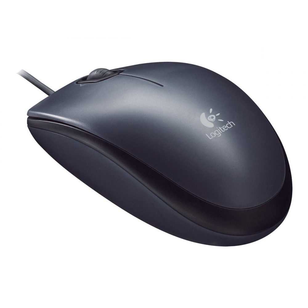 Maus me kabllo Logitech M90 – Zezë / Gri - 1
