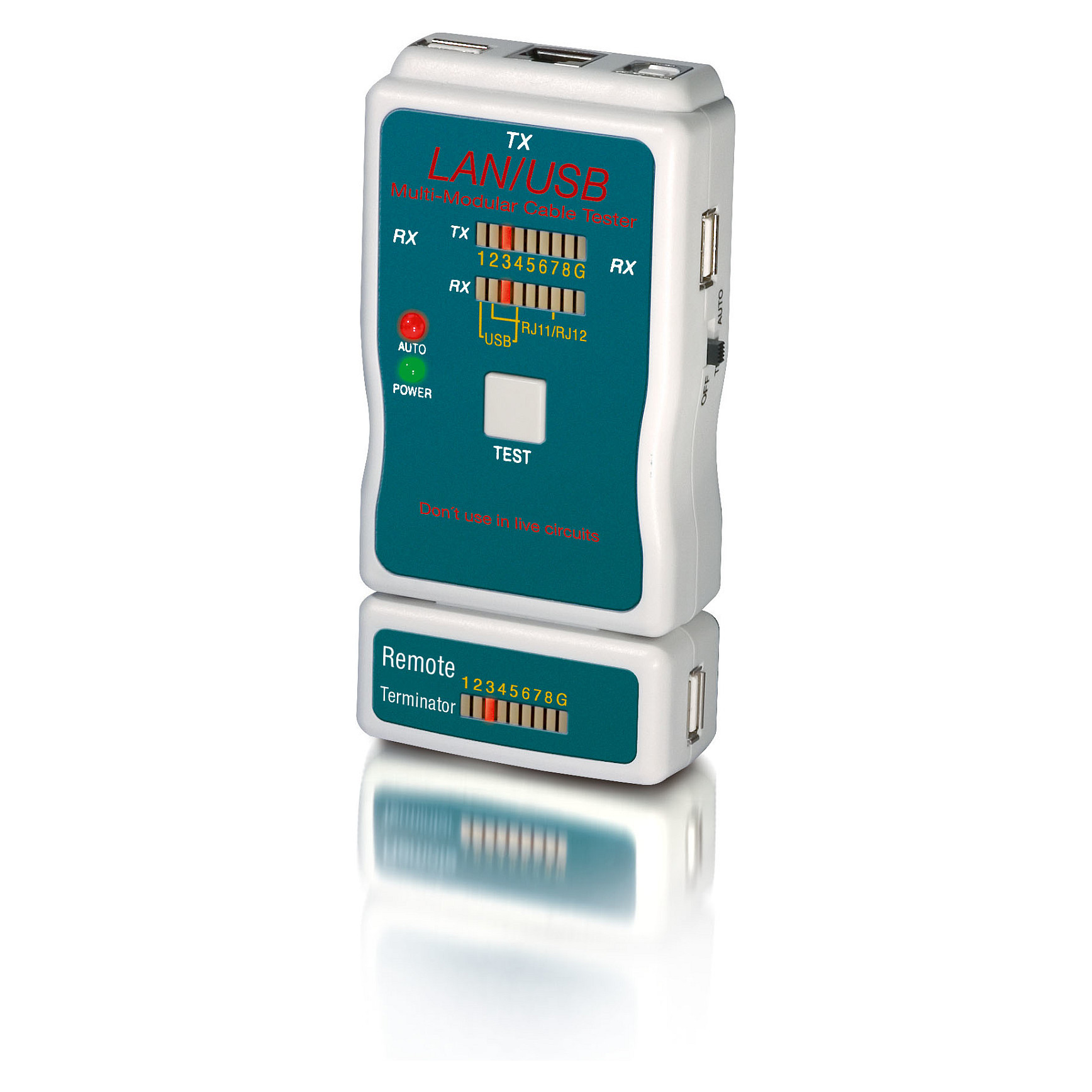 SFP Equip Cable Tester / LAN & USB / UTP / STP