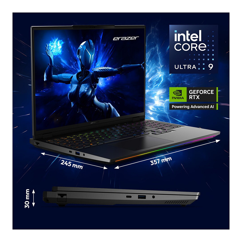 Laptop Gaming Medion Erazer Beast 16 X1 Ultimate / Ultra 9-275HX / 32GB DDR5 / 2TB / 16" Quad HD+ IPS 300Hz / RTX 5090 24GB / DE - Zezë - 14