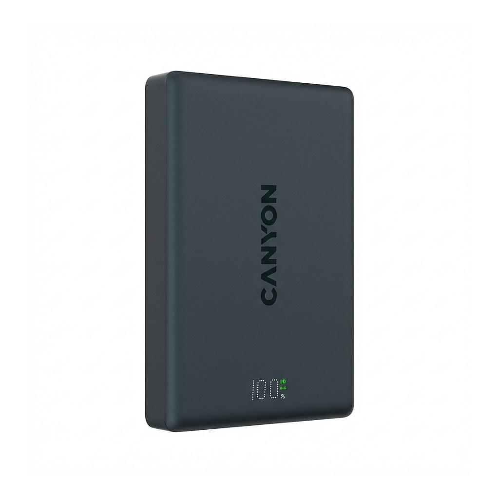 Power Bank Canyon OnPower 511 / 10000mAh / USB-C / MagSafe / 20W - Zezë - 1