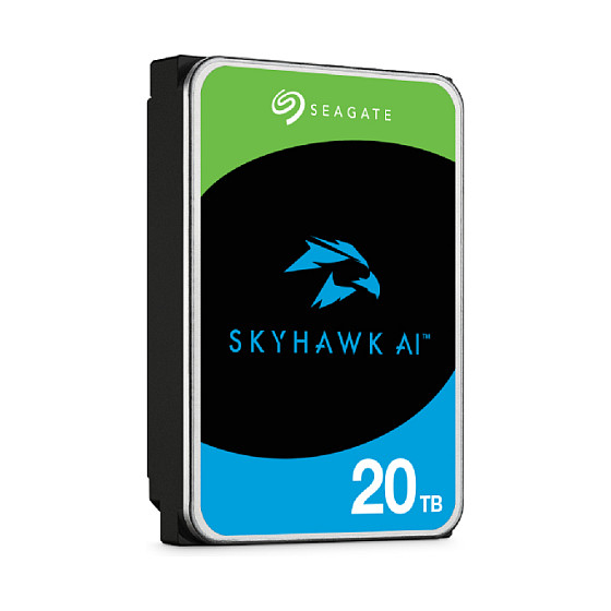 HDD të brendshme SEAGATE Surveillance Video Optimized AI Skyhawk 20TB HDD SATA 6Gb/s 512MB cache 3.5inch CMR Helium - 4