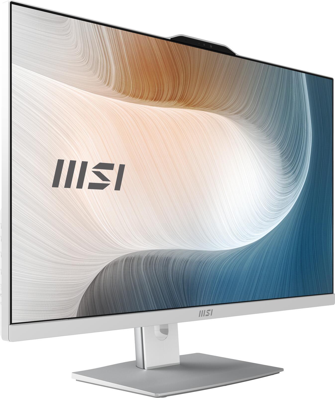 AIO MSI Modern AM272P 1M-1428AT, Core 5 120U, 16GB DDR5, 512GB, 27" FHD IPS 75Hz, Intel Graphics, Maus - Bardhë - 2