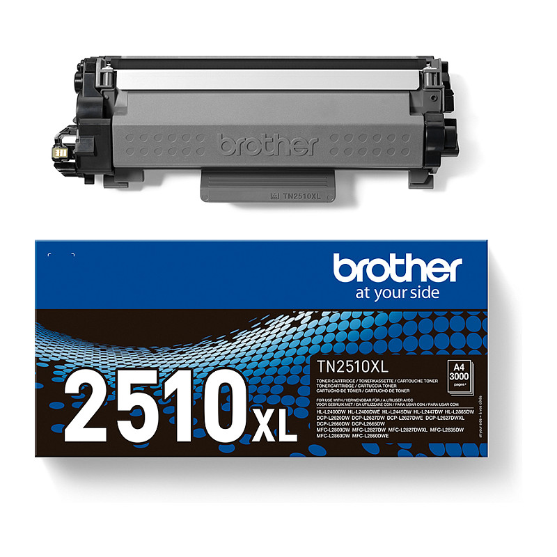 Toner Brother TN-2510XL deri në 3,000 faqe (ISO/IEC 19752) - Zezë - 5