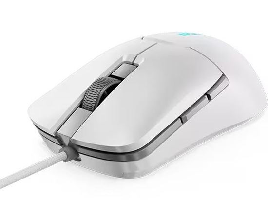 Maus Gaming Lenovo Legion M300s / RGB / deri në 8000 DPI / 6 butona / Omron microswitch mekanik / me kabllo - Bardhë - 2