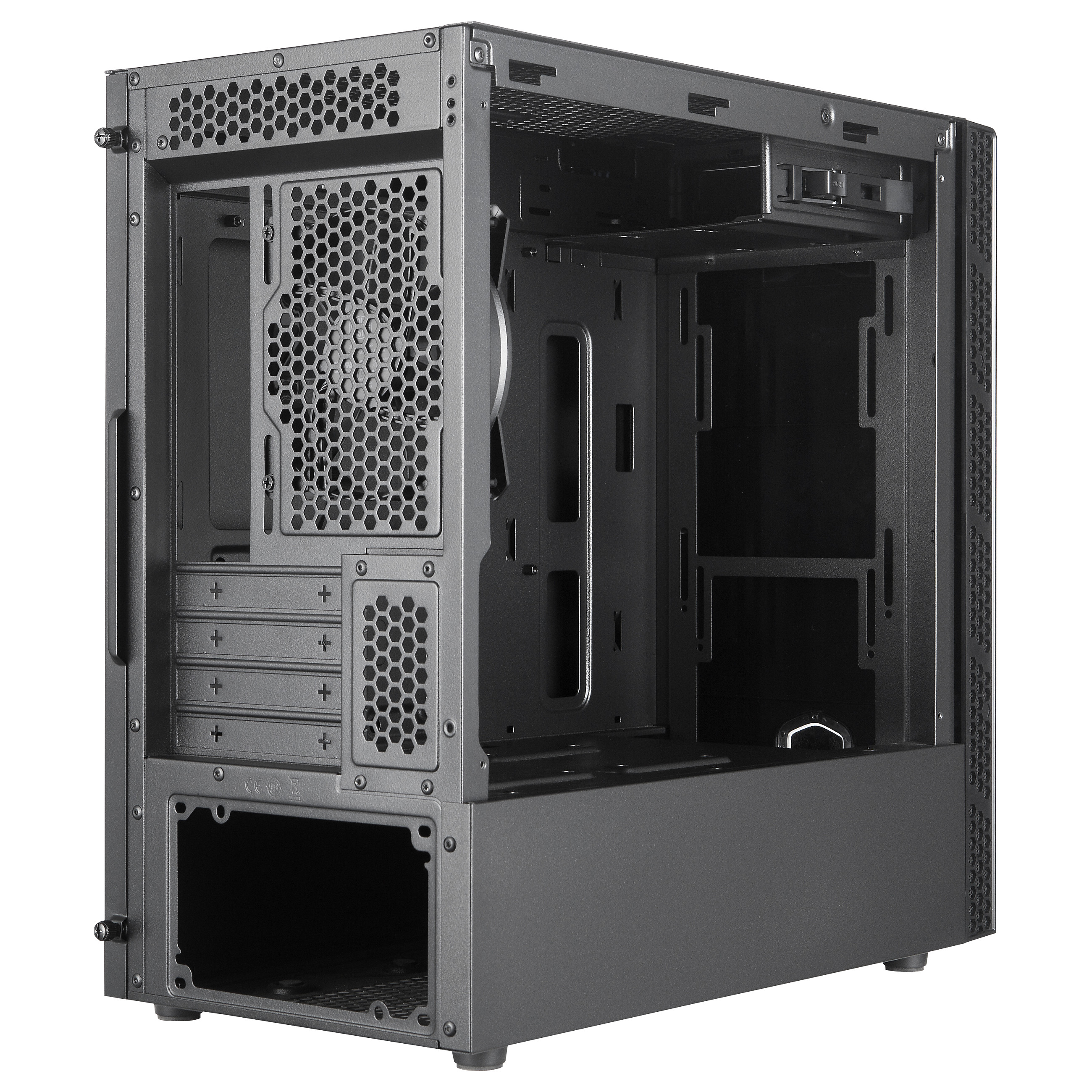 Kasë PC Cooler Master MasterBox MB400L / Tower / Micro ATX / 5x Fan Support / Steel / 280mm Radiator - Gri - 9
