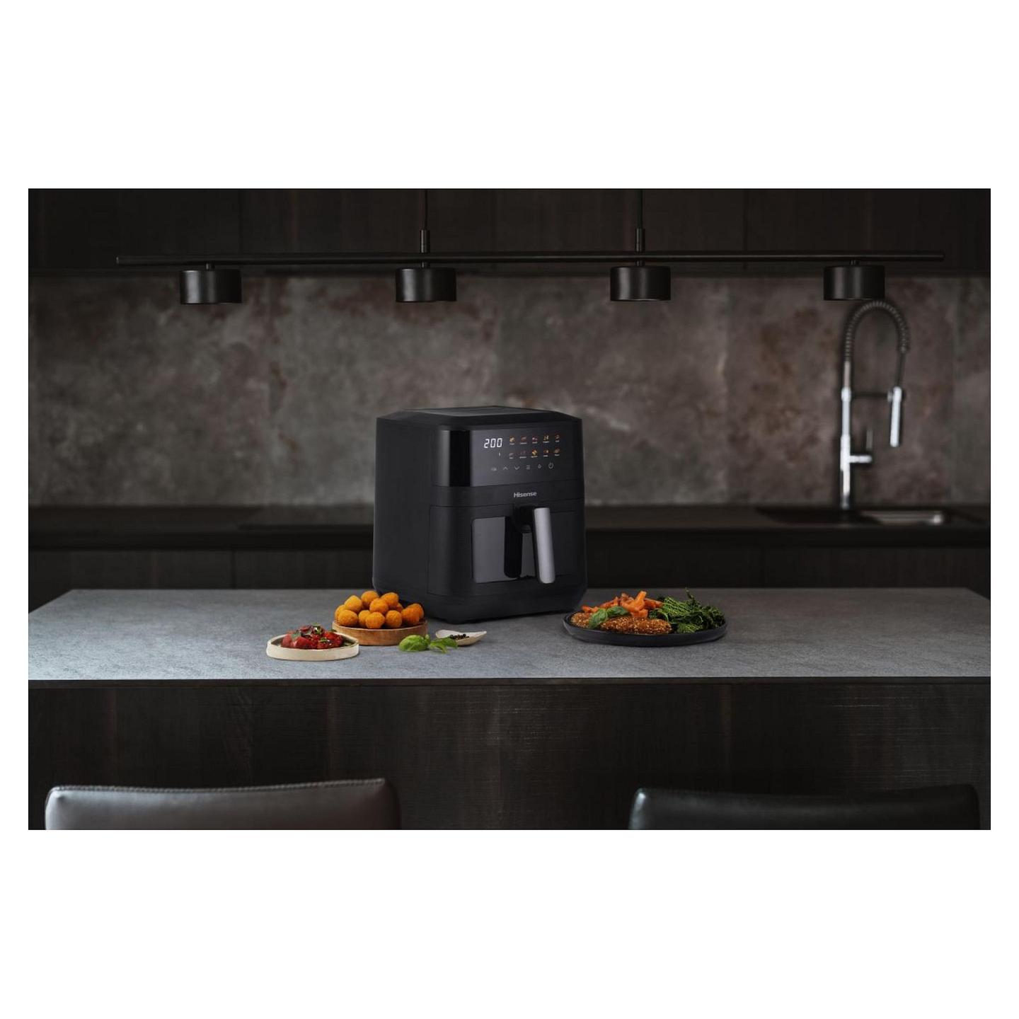 Fryer Hisense HAF2100DCD / 7.7L / 2100W / 10 Programe / 80–200°C / Double Heating / Touch Screen / Vivid Colour Display – Zezë - 9