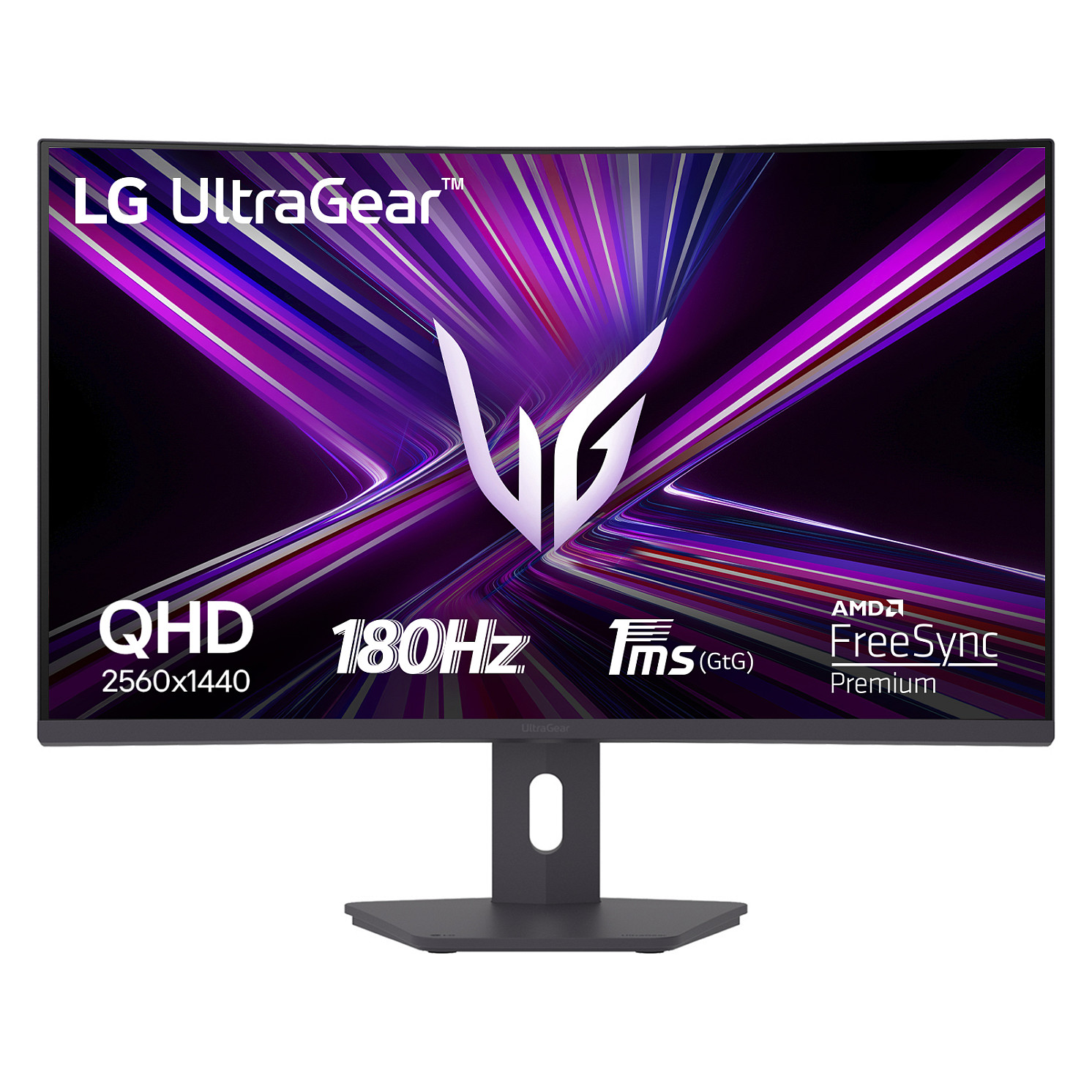Monitor Gaming LG UltraGear 32G600A-B / 32"/ Quad HD VA / LCD / Curved / 180Hz / 1ms / HDMI+DP - Zezë - 1
