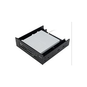 Kornizë montimi për disqe Akasa AK-HDA-05, 5,25" në 3,5" ose 2,5", plastike - Zezë - 5