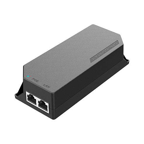 Grandstream PoE Injector 15W Gigabit IEEE 802.3af PoE Adapter for IP Cameras & Access Points - 5