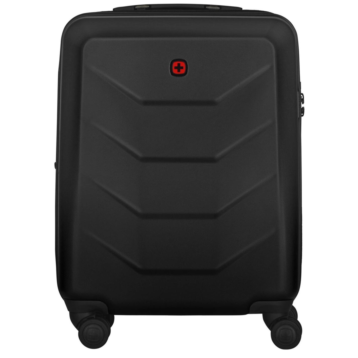 Valixhe Kabine Wenger Prymo, 36L, 40 × 55 × 20 cm, E Zgjerueshme deri në 43L, ABS dhe Polikarbonat – Zezë - 3