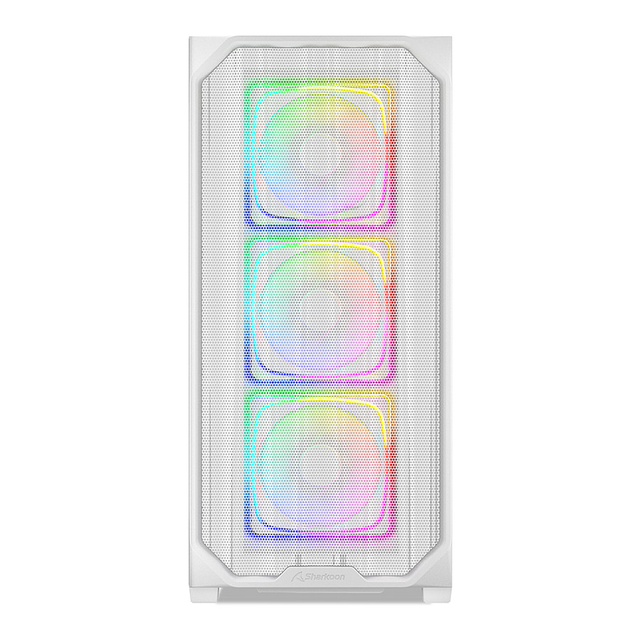 Kasë Sharkoon AK5M RGB ATX 1xMetal - Bardhë - 2