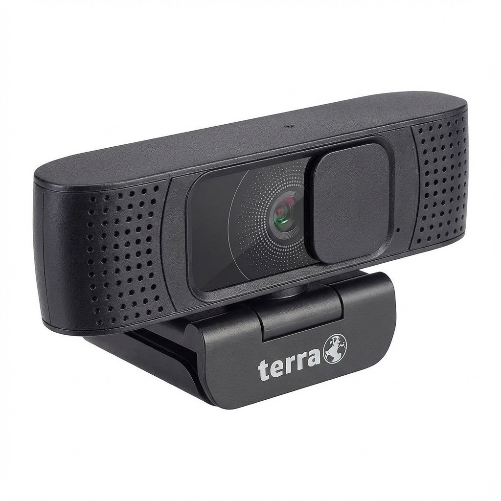 Webcam Wortmann TERRA Webcam Slide 2 / Full HD / Auto Focus / Stereo Mic / Privacy Slider - 1