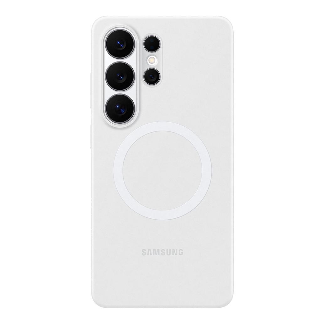 Aksesorë për telefon Samsung Silicone Magnet Case / Galaxy S26 Ultra / Silikon / Magnet i Integruar - Bardhë - 1