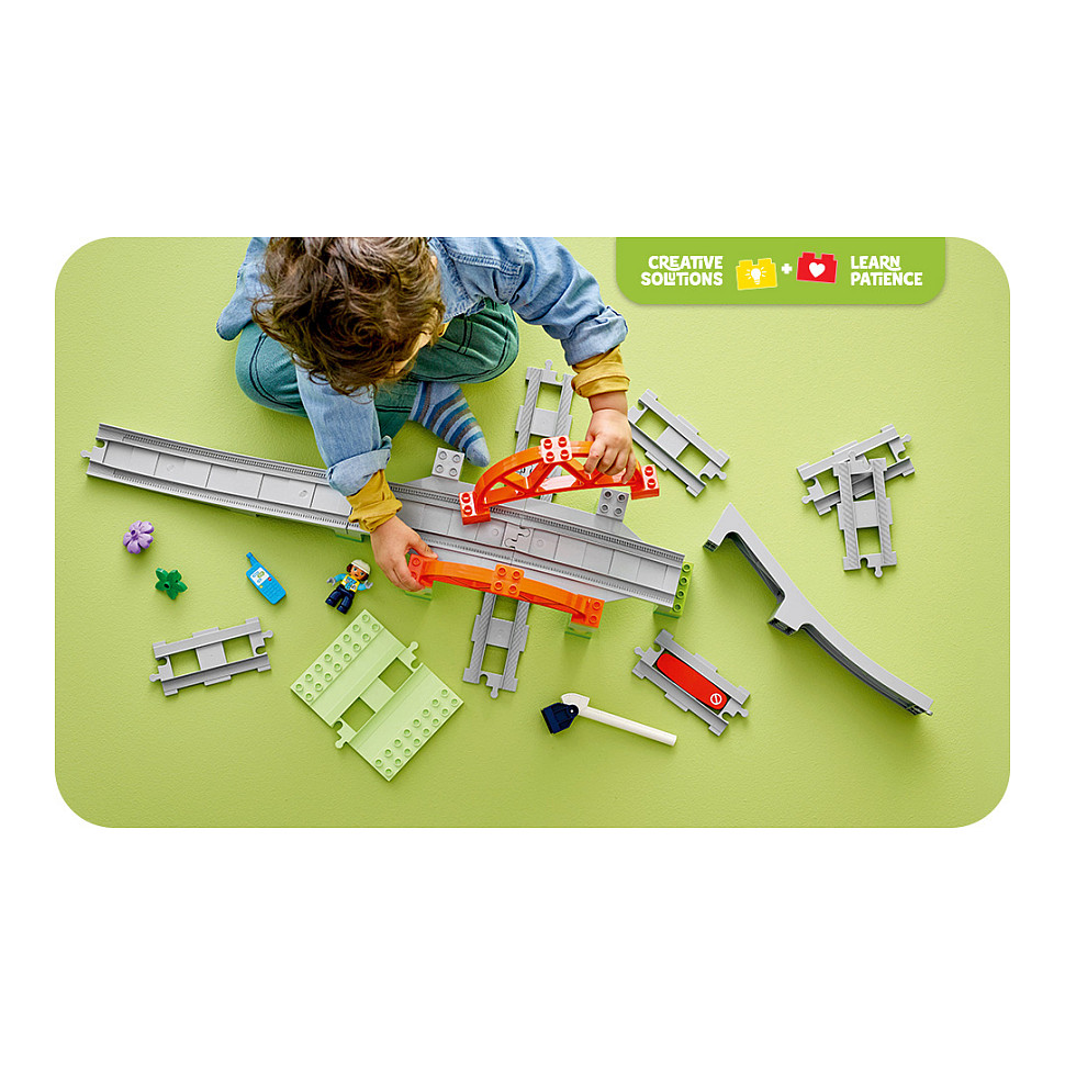 LEGO DUPLO Town – Train Bridge & Tracks Expansion Set 10426 - 10