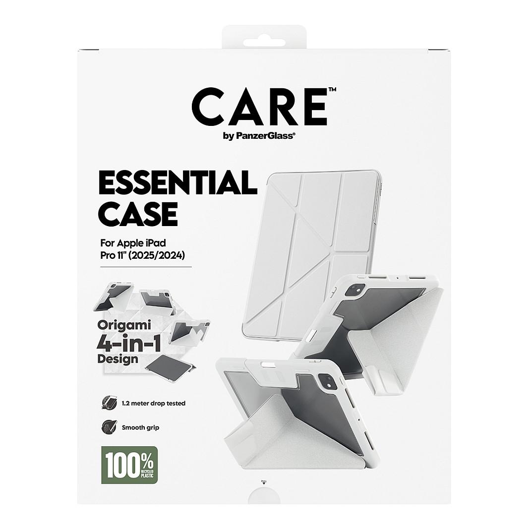 Case për Tablet PanzerGlass CARE Essential, iPad Pro 11", 2024-2025, Origami, Apple Pencil Holder, Magnetic Lock - Gri - 3
