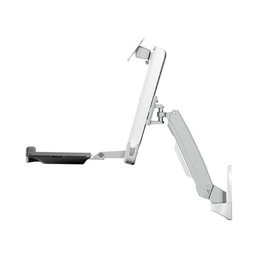 Mbajtëse për Monitor ICY BOX IB-MS600-W, 1 Monitor, deri 24", deri 8kg, për mur, VESA 75x75 & 100x100 - Argjend, Bardhë - 4