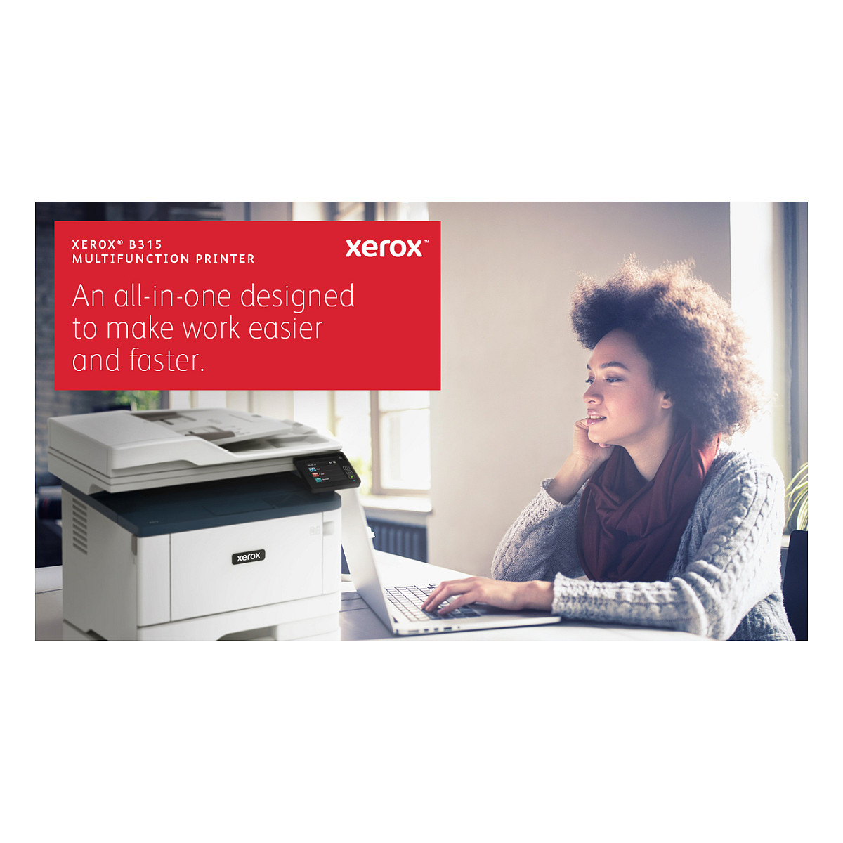 Printer Laser Xerox B315 / 4-in-1 / A4 / LAN WiFi / ADF Duplex - Bardhë / Blu - 12