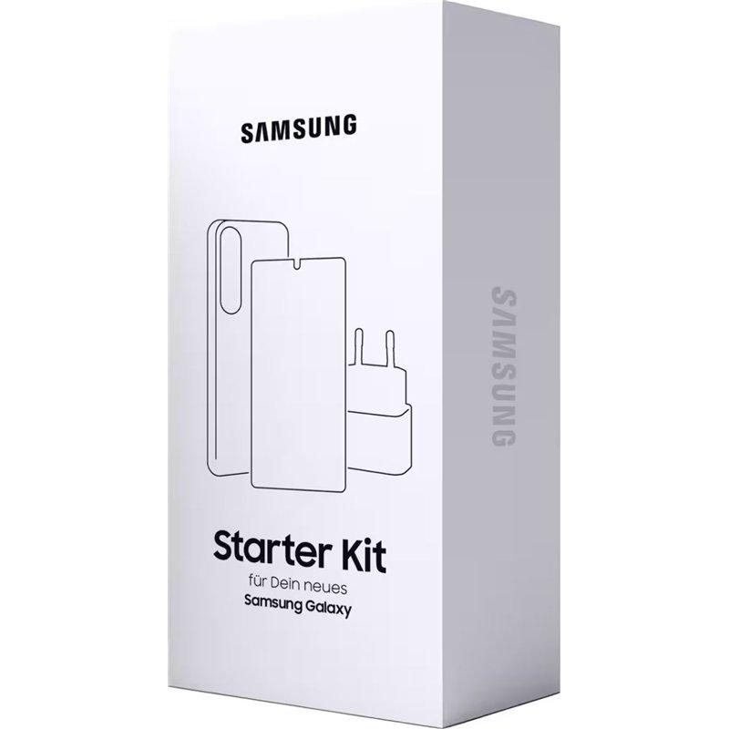 Aksesorë për telefon Samsung Starter Kit / Galaxy A27 5G / Case + 9H Glass + 25W Charger - Transparente
