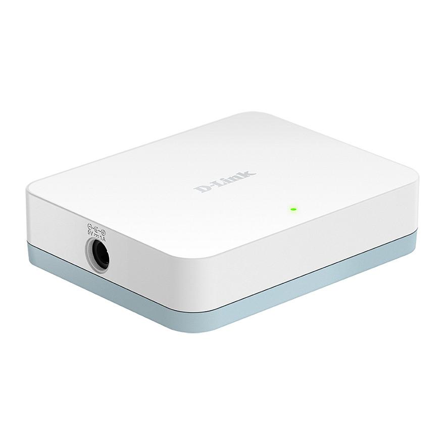 Switch D-Link DGS-1005D/E, 5× Gigabit Ethernet RJ45, Unmanaged, 10Gbps - Bardhë - 2