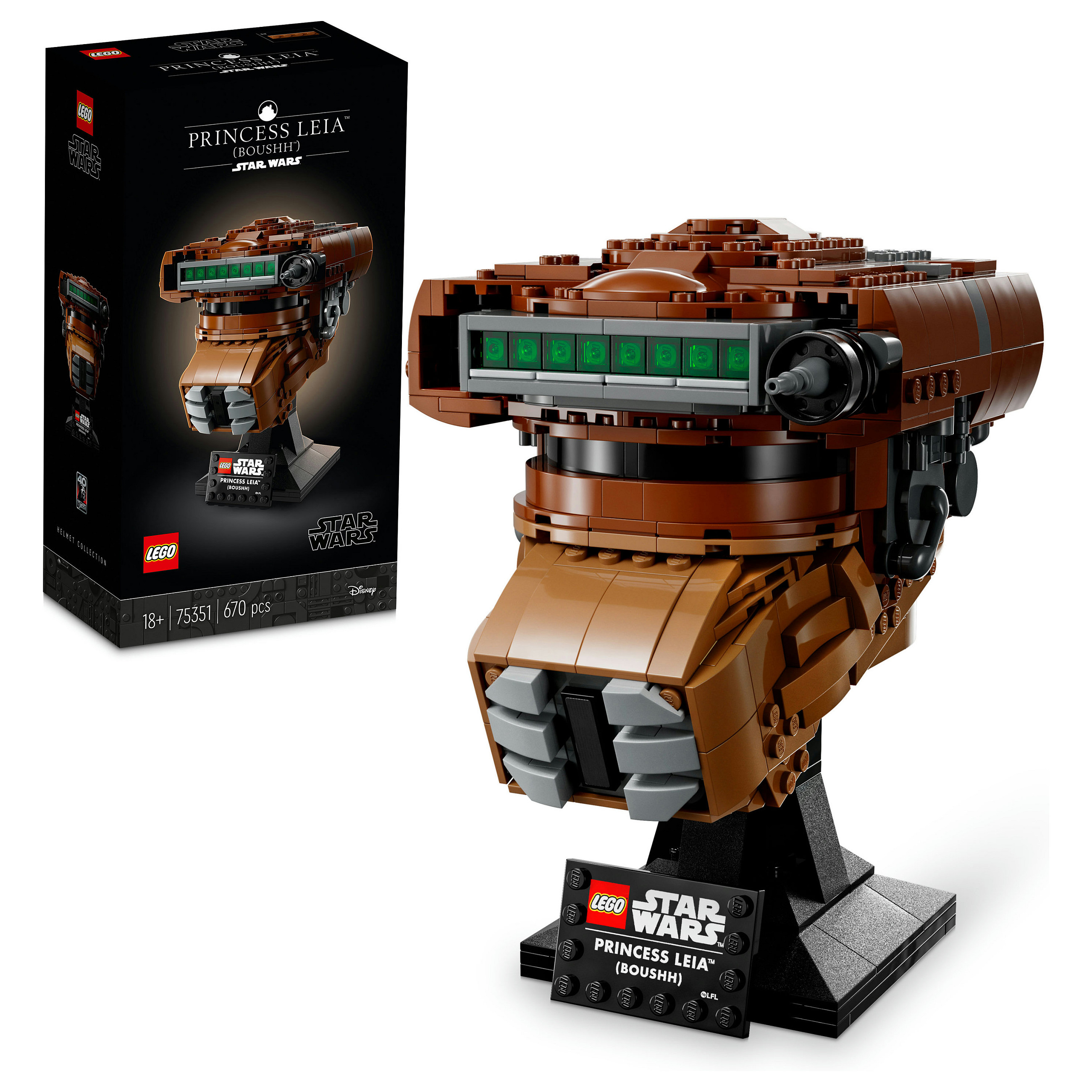 LEGO 75351 Star Wars Princess Leia (Boushh) Helmet - 16