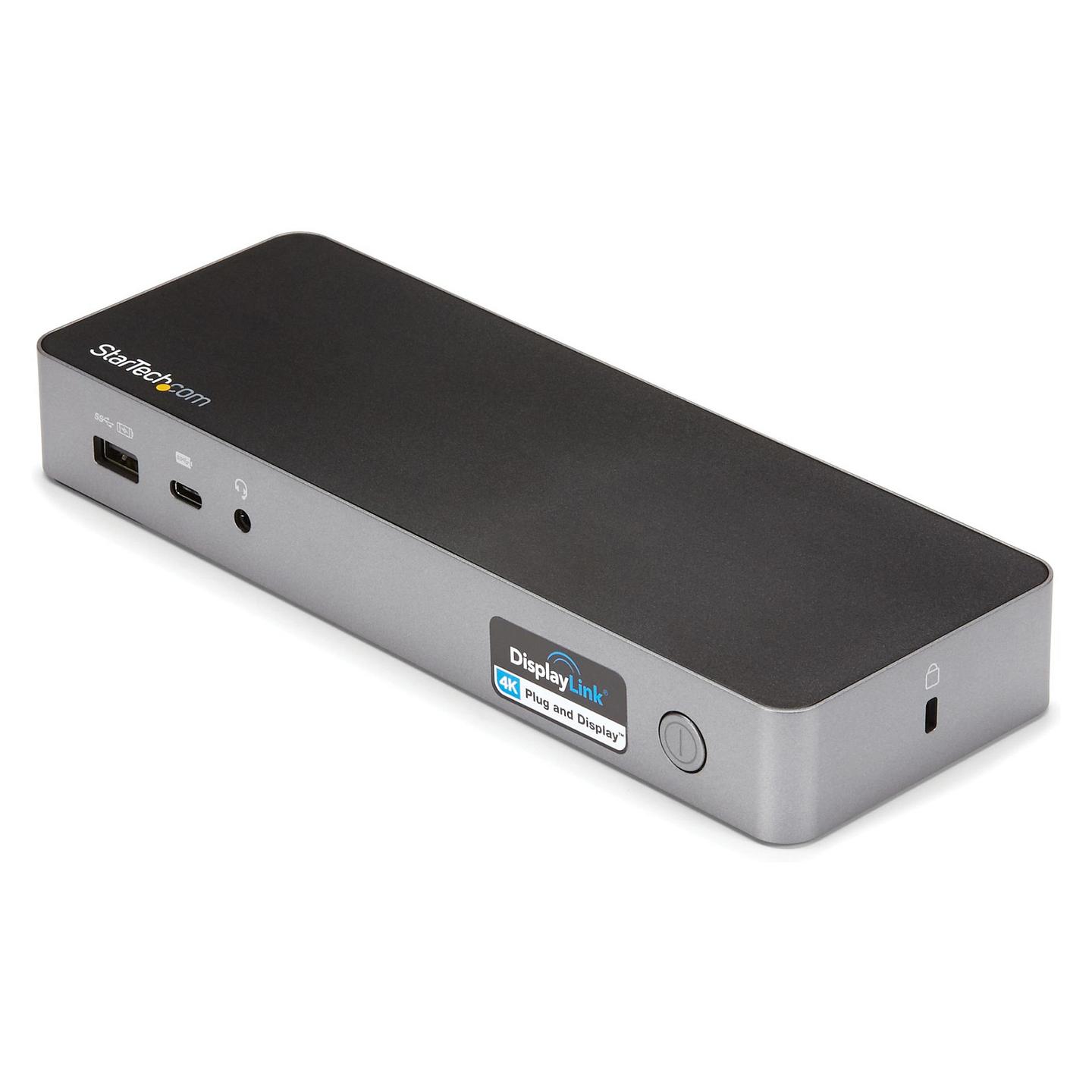 Docking Station StarTech.com DK30C2DPPDUE, 4× HDMI/DisplayPort, USB-C, 3× USB-A, Gigabit Ethernet, PD 60 W – Zezë , Gri - 2