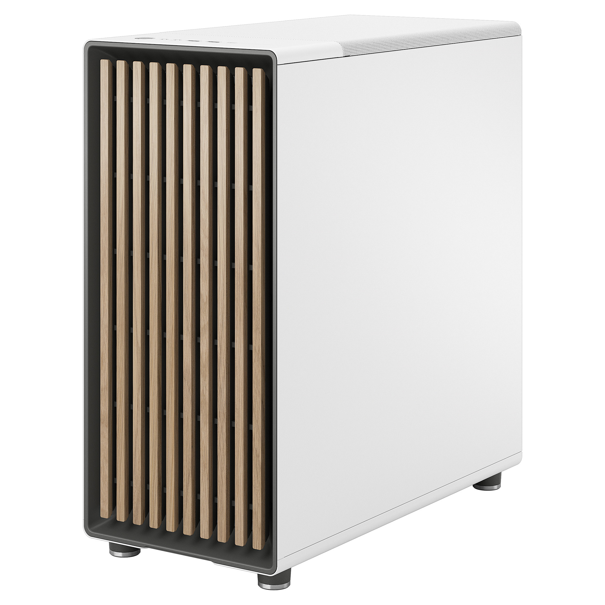 Kasë PC Fractal Design North / Midi Tower / ATX / 2x 140mm Fan - Bardhë - 11