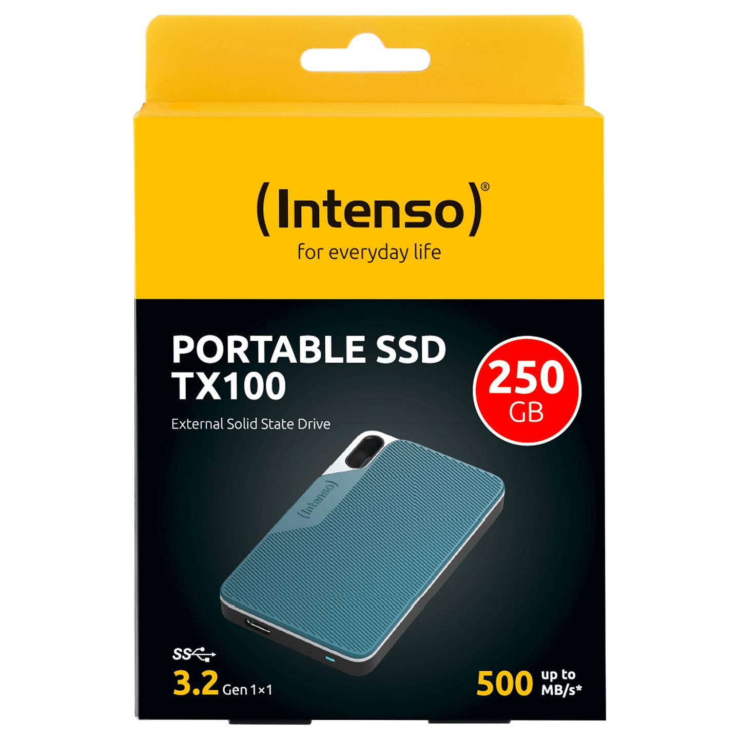 SSD e Jashtme Intenso TX100 / 250GB / USB-C 3.2 Gen 1 – Gri/Blu - 2