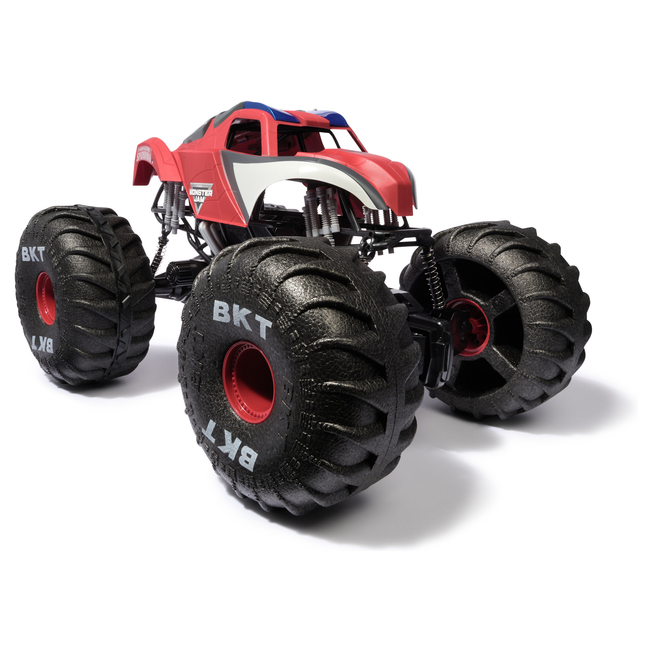 Lodra Spin Master Monster Jam Marvel Mega Spider-Man RC Monster Truck – 1:6 Scale / 61 cm / Remote Control / Rechargeable Battery - Zezë/Kuqe - 3