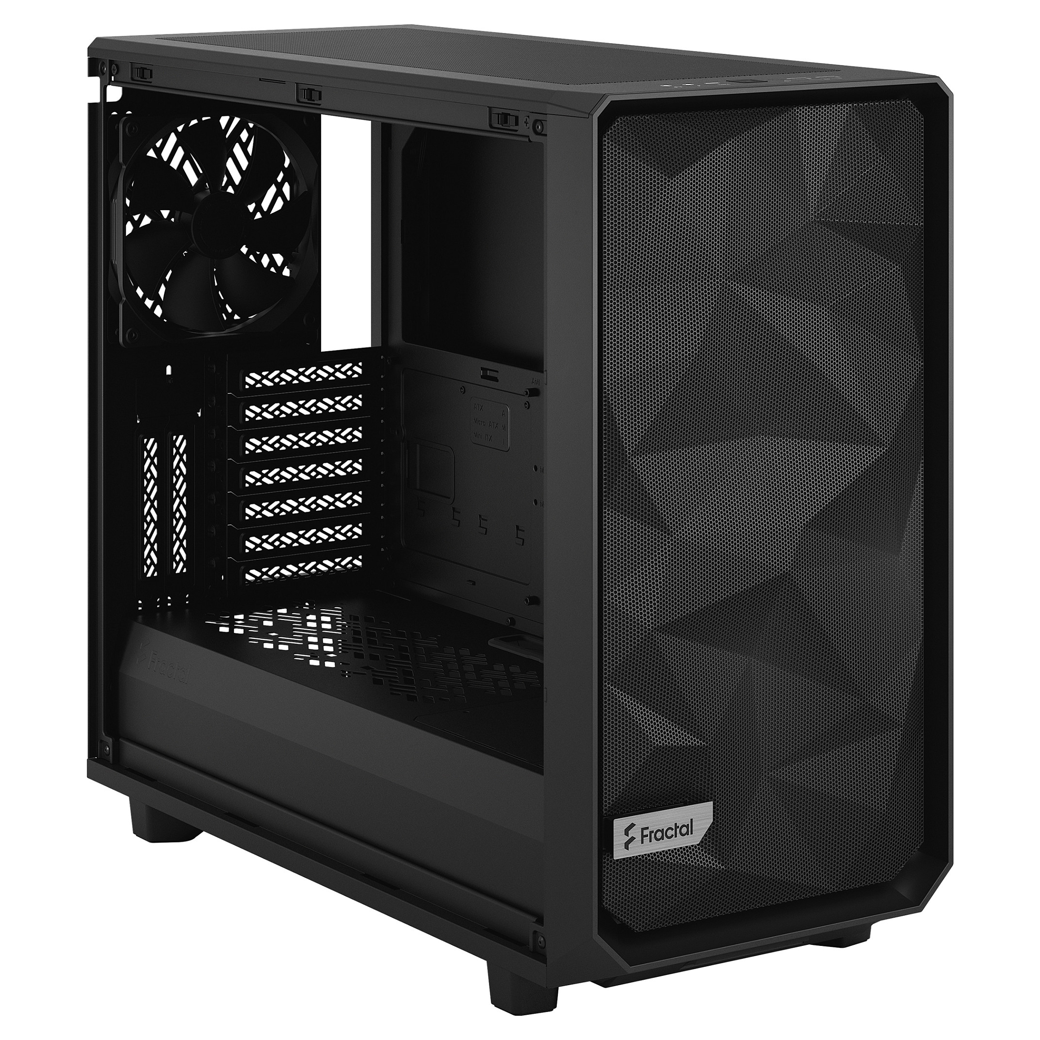 Kasë Fractal Design Meshify 2 Window Midi Tower - Zezë - 12