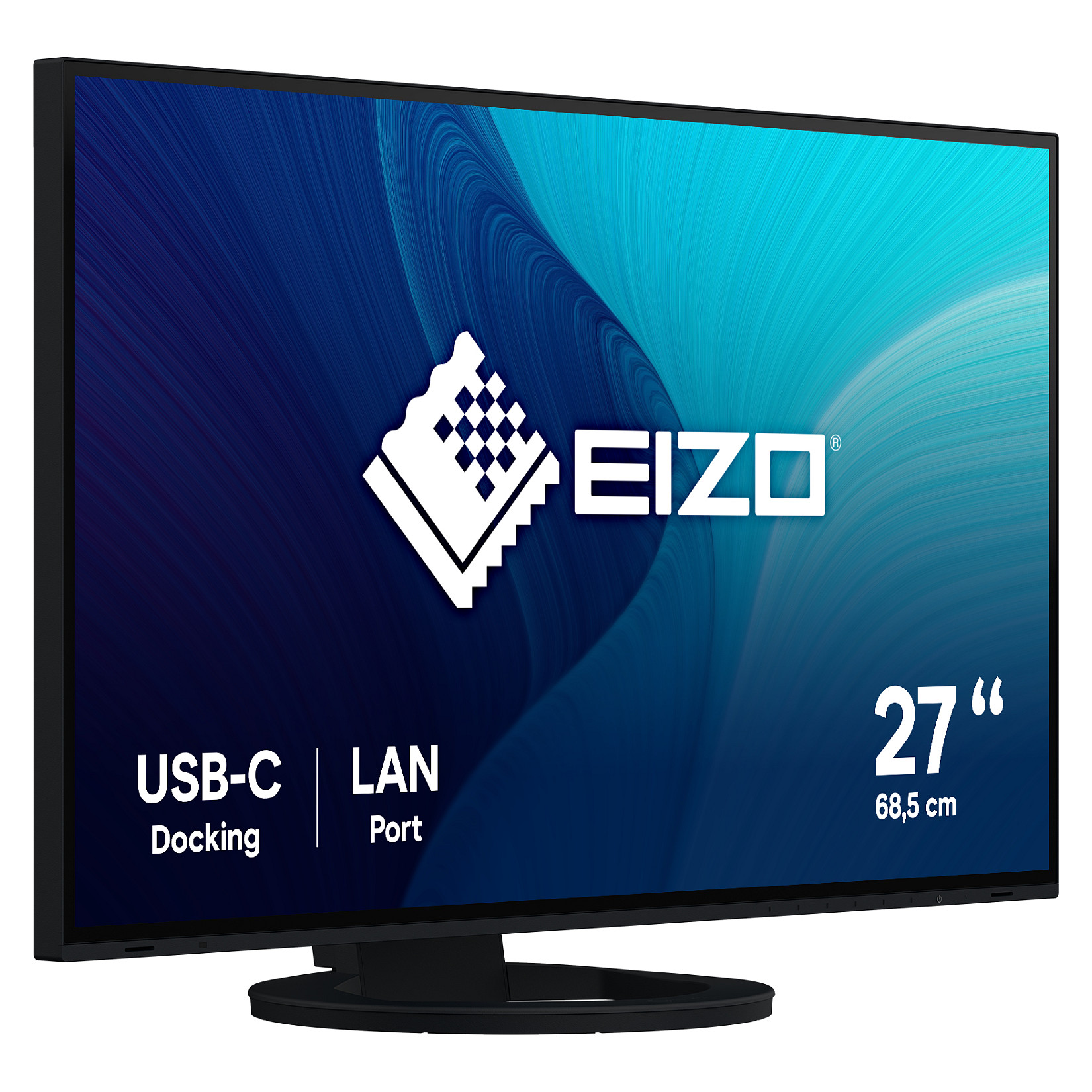 Monitor EIZO EV2795-BK / 27″ / WQHD IPS LED / 60Hz / 5ms / HDMI + DP + USB-C - Zezë - 8