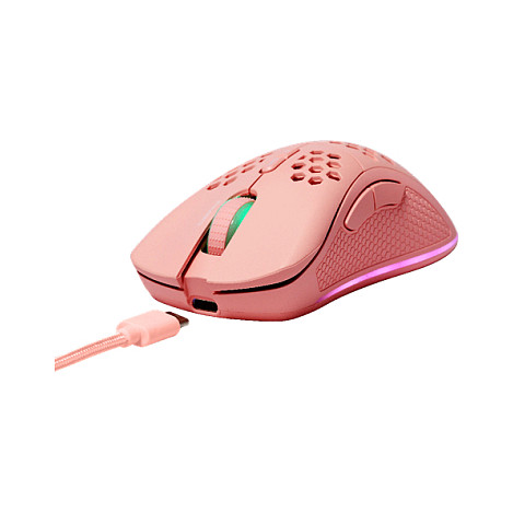 Maus Gaming Deltaco RGB / Wireless– Rozë - 5