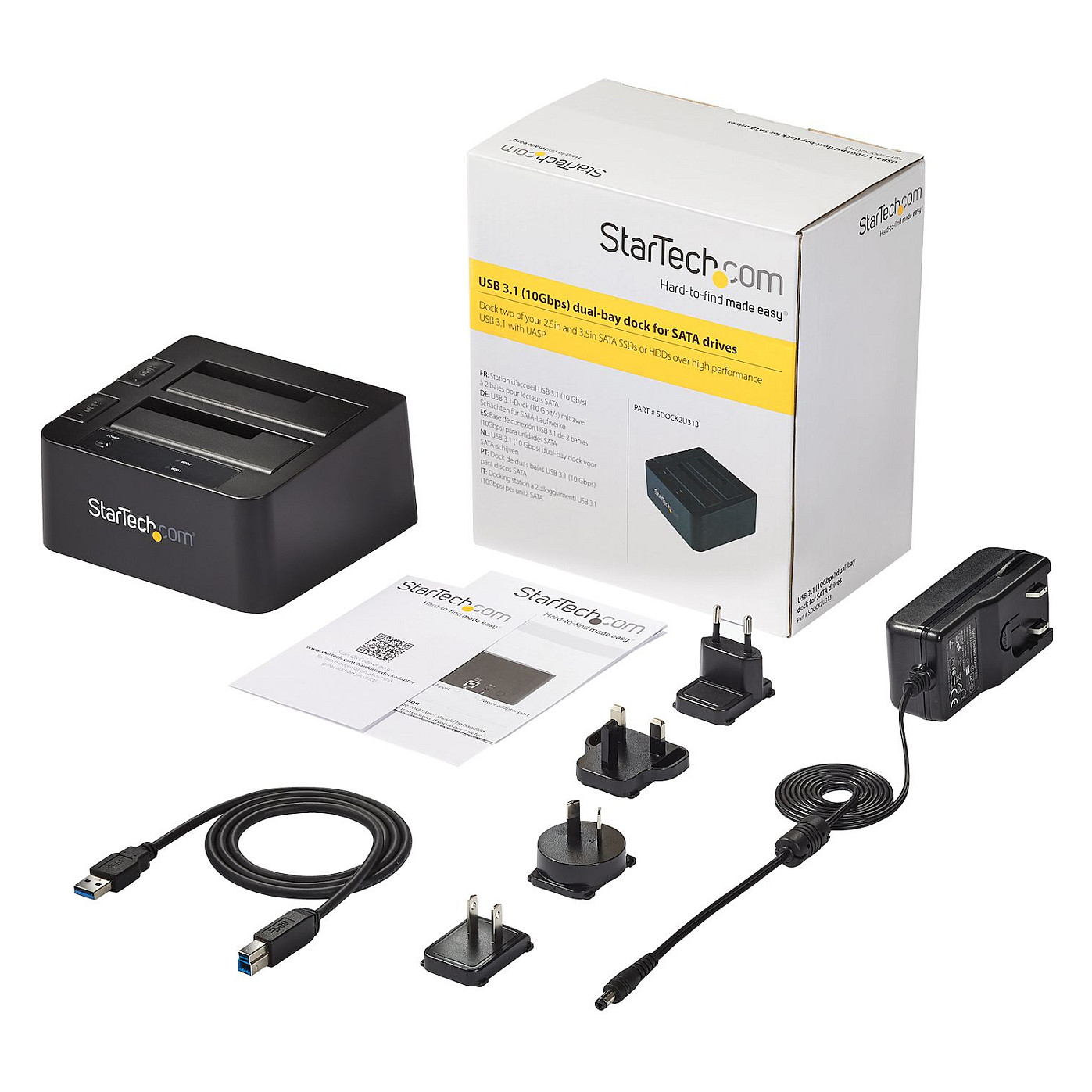 Docking Station StarTech USB 3.1 GEN 2 DUAL-BAY - 6