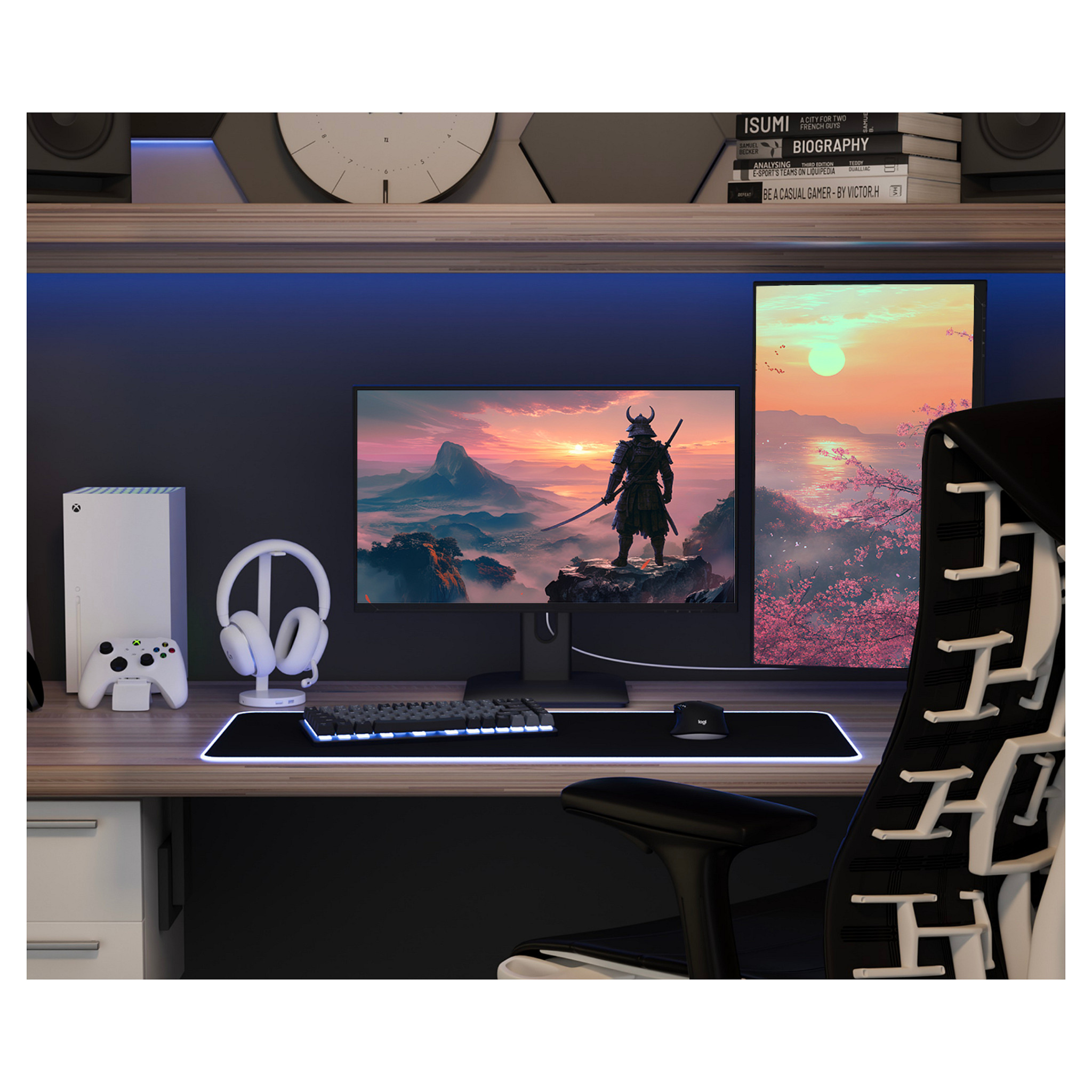 Monitor Gaming JapanNext / 23.8"/ Full HD IPS / LCD / 200Hz / 0.5ms / HDMI+DP - Zezë - 6