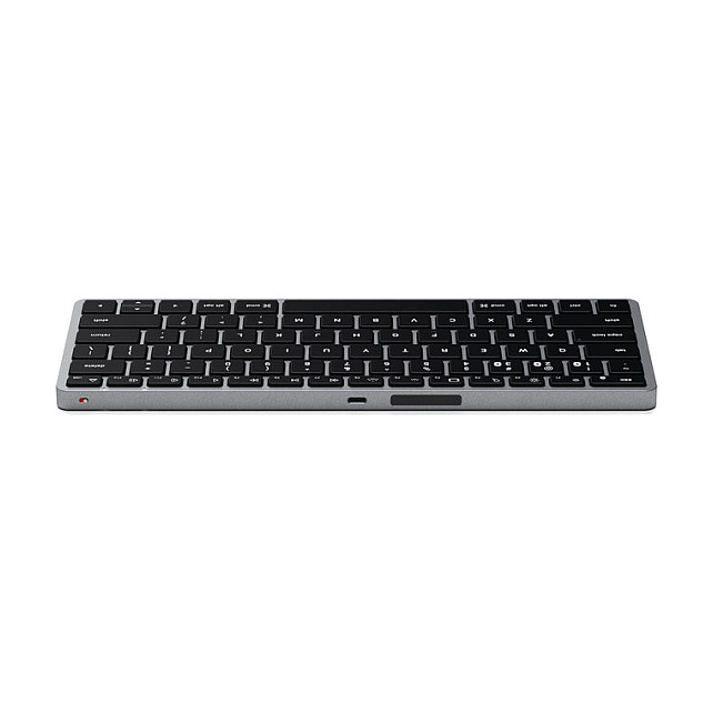 Tastierë Pa kabllo Satechi Slim X1 / QWERTZ DE / Bluetooth / Backlit / USB-C - Zezë/Hiri - 5