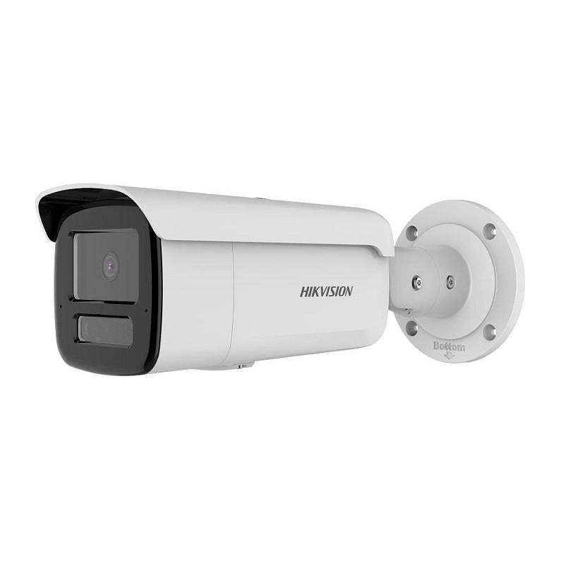 Kamerë Sigurie IP CCTV Hikvision DS-2CD2T43G2-2LI, 4MP, 2.8mm, AcuSense, Smart Hybrid Light, IR 60m, IP67 - Bardhë