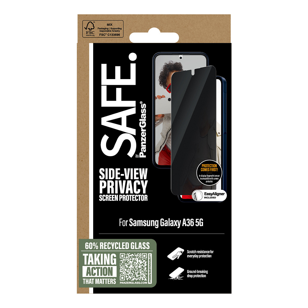 Aksesorë për telefon SAFE Privacy Screen Protector për Samsung Galaxy A36 5G - 3
