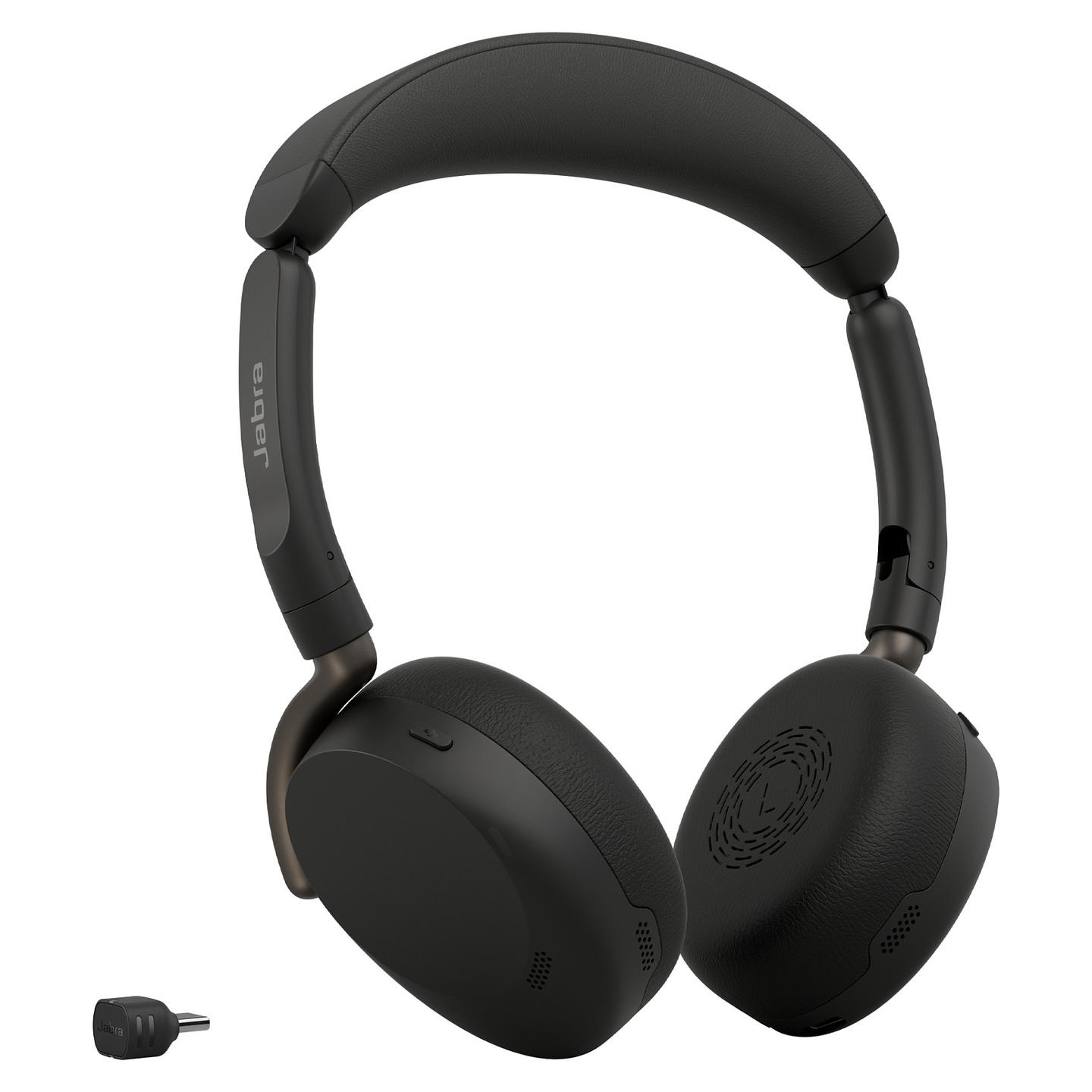 Kufje pa kabllo Jabra Evolve3 65 Flex UC Stereo / Link 390c / USB-C / ANC - Zezë - 2