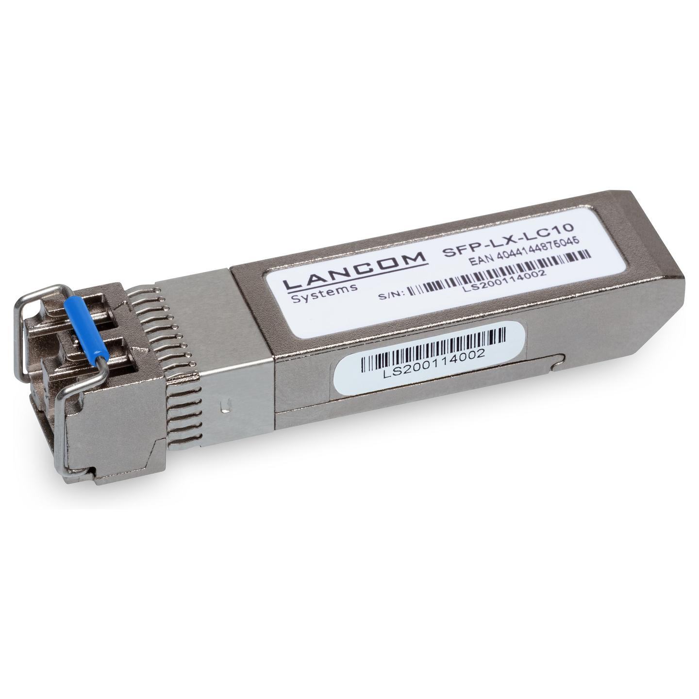 Transceiver SFP+ LANCOM SFP-LX-LC10, 10Gbps, 10GBASE-LR/LW, Single-Mode, 1310nm, LC Duplex, 10km - Argjend